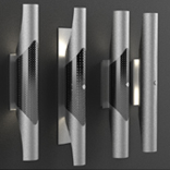 Aluminum body ambient light wall sconce