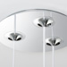 Chrome Round Canopy with droplet